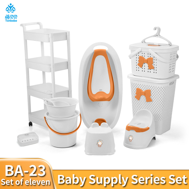 Combination set: Retractable bath rack, bathtub, baby Bath tub set, baby bath tub10pcs, Cross-border wholesale pic 3