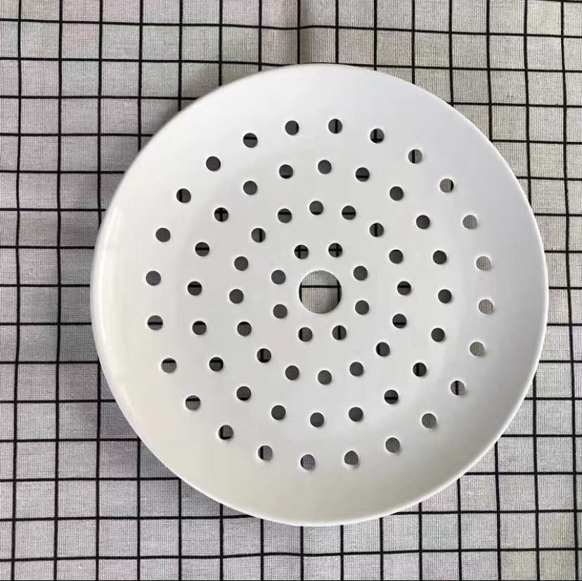 陶瓷多孔蒸盘蒸海鲜创意商用饺子盘盘圆形蒸碟蒸鱼蒸包子沥水盘子详情18