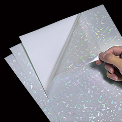 喷墨透明不干胶pet防水a4自粘打印纸diy贴纸速干标 签纸厂家批发详情5