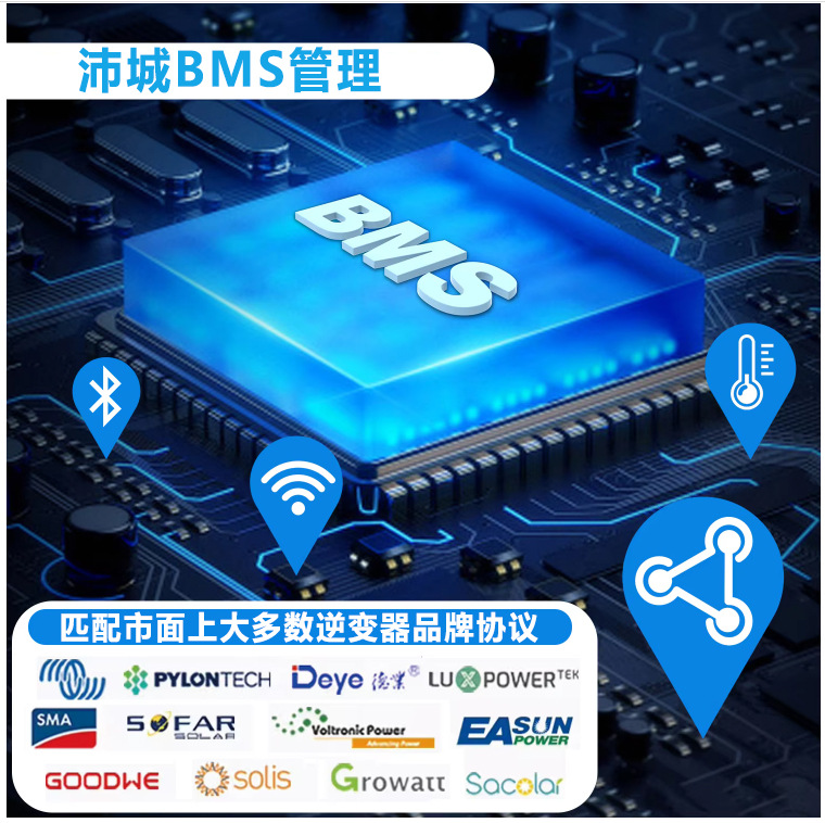 跨境外贸壁挂式家庭储能电池51.2V300Ah光伏15kWh磷酸铁锂A品电芯收纳防尘壁式盒日用百货详情6