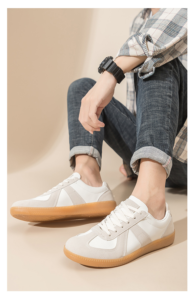 情侣鞋百搭休闲小白鞋女ins韩版男女德训鞋子平底板鞋阿甘鞋F8815详情12