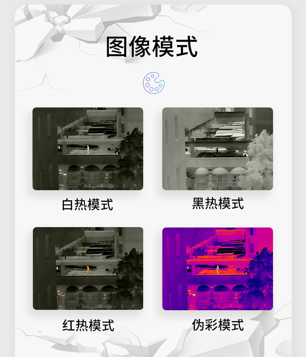 longotP2 thermal Imaging 256-resolution high-definition infrared night vision outdoor thermal imaging telescope pic 4