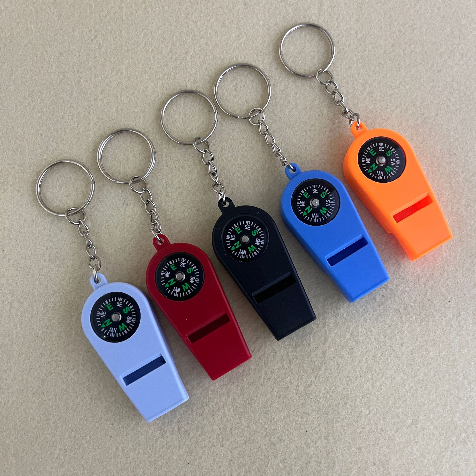 新款迷你多种颜色可选便捷可挂钥匙扣2合1口哨车用家用户外指南详情9