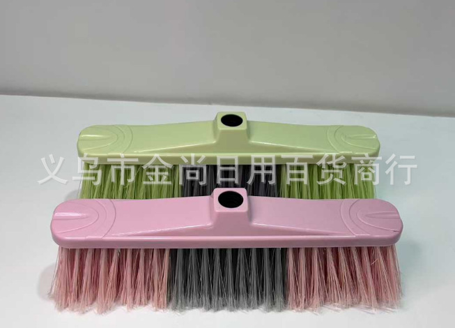 Bathroom tile hard-bristled broom, floor brush, bathroom floor brush, kitchen and outdoor multi-functional poleless cleaning broom head pic 5