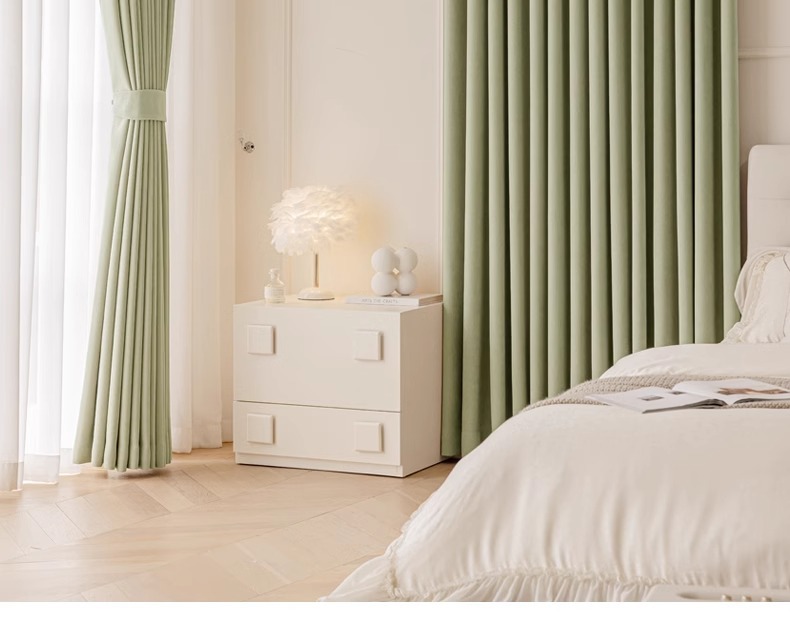 The blackout master bedroom curtains are fully blackout. The new French Chenille living room fabric exudes a sense of luxury and grandeur pic 40