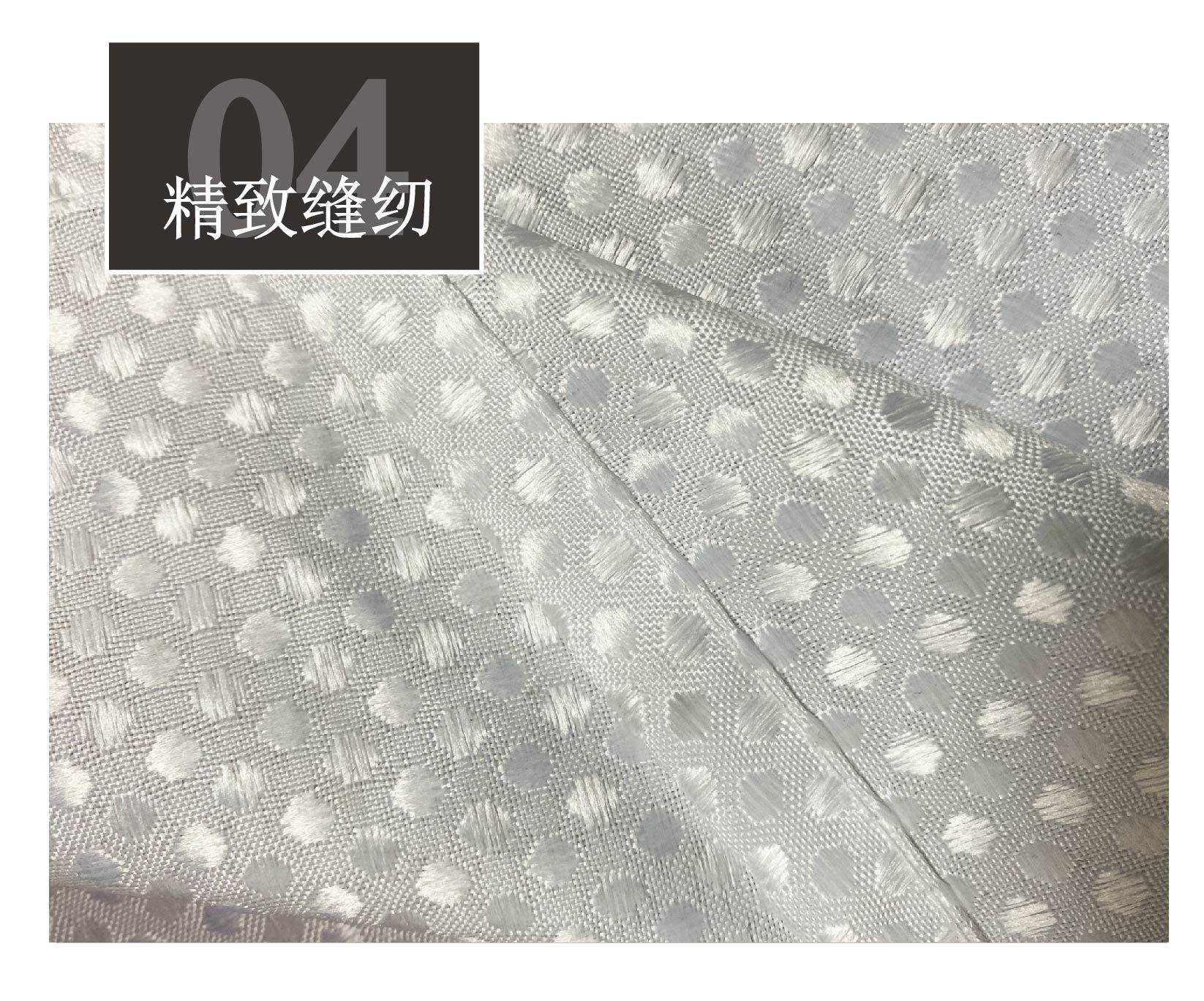 跨境供应 双面纯色圆点华夫格浴帘 防水防霉浴室卫生间免打孔浴帘详情11