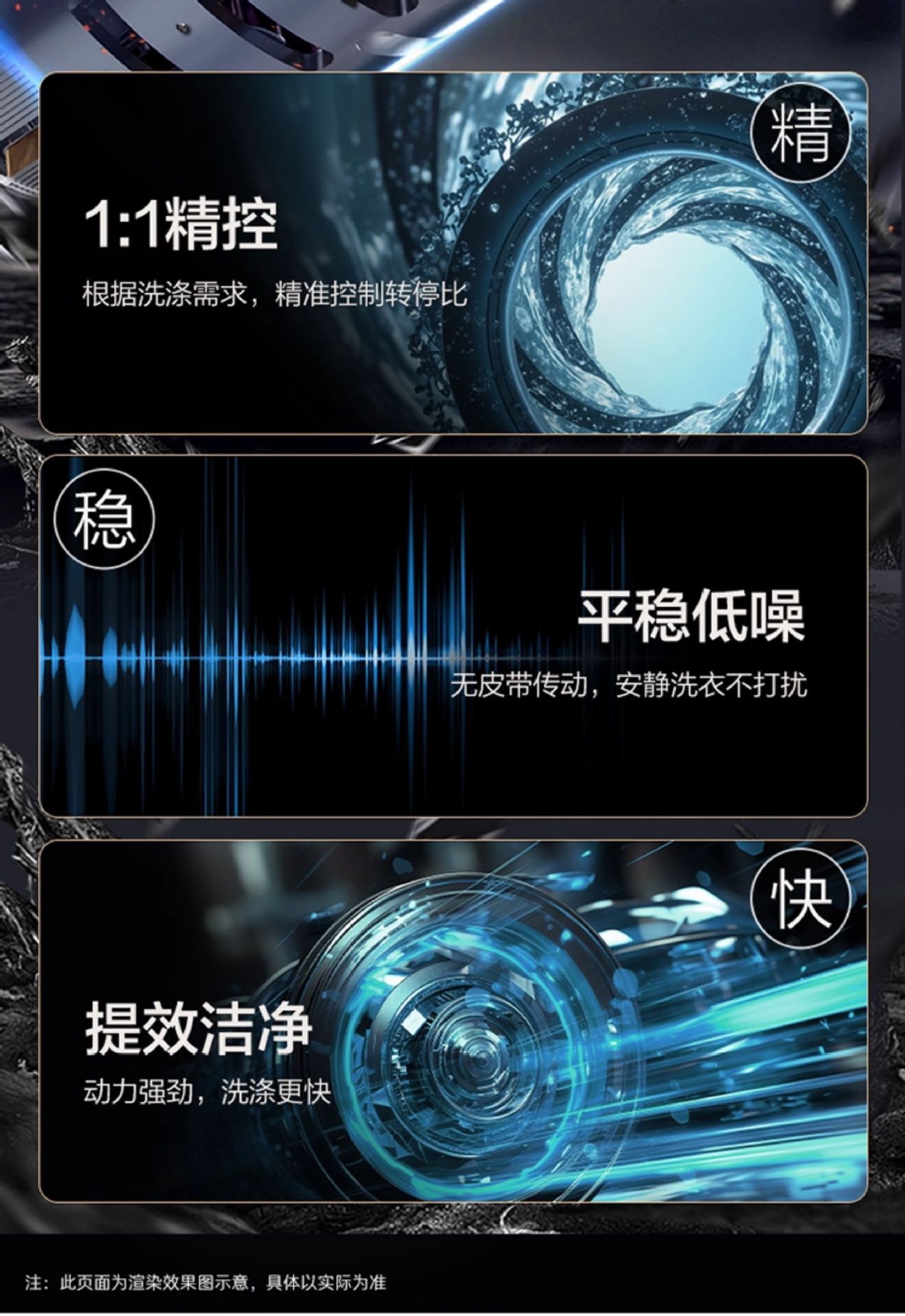 Haier/海尔 家用12kg波轮洗衣机变频直驱一级能效XQB120-BZ20E0详情11