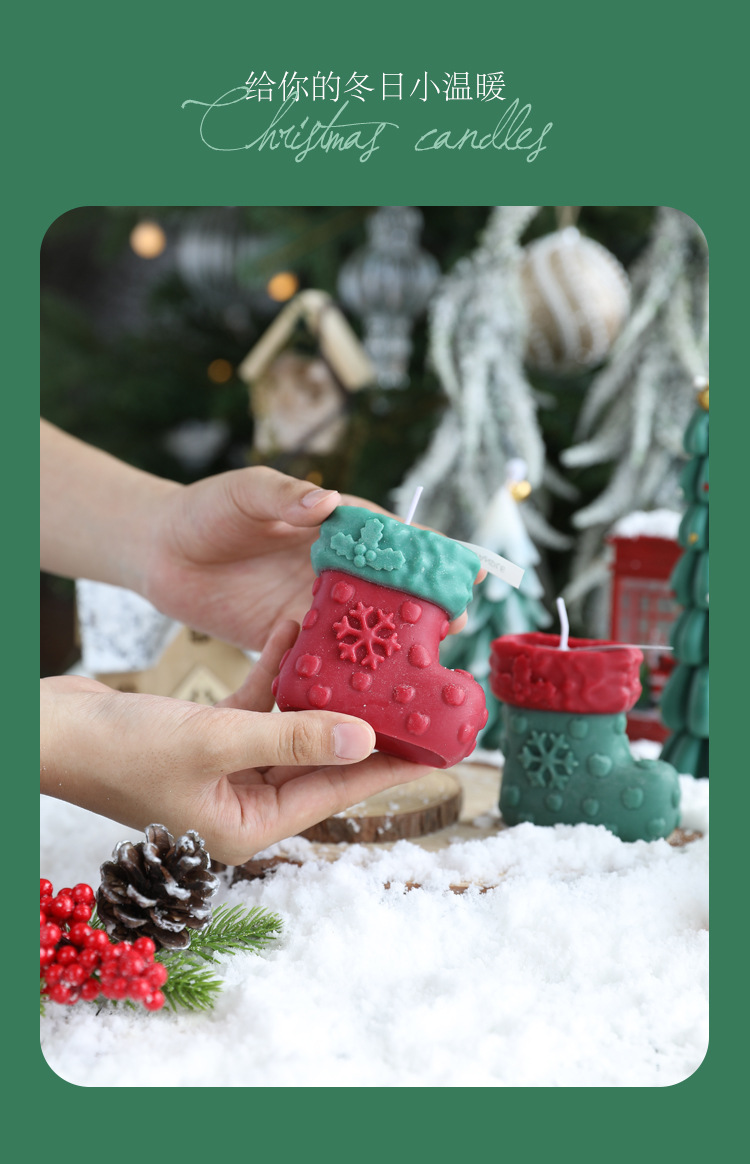 新款圣诞香薰蜡烛圣诞节礼物生日圣诞蜡烛伴手礼创意浪漫香氛详情7