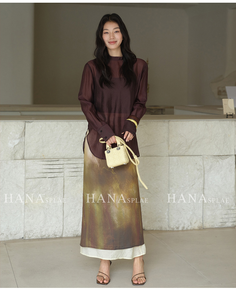 广州十三行2025夏季新款防晒衬衫女薄款微透时髦立领上衣H17366详情11