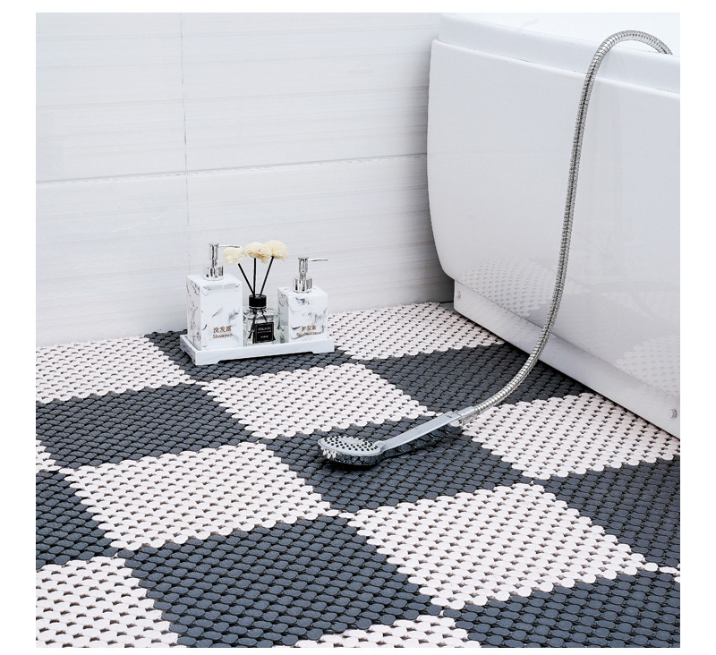 Anti-slip MATS for aging-friendly projects, hollowed-out and spliced MATS for bathrooms and toilets, anti-slip floor MATS for shower rooms, baths and bathrooms pic 24
