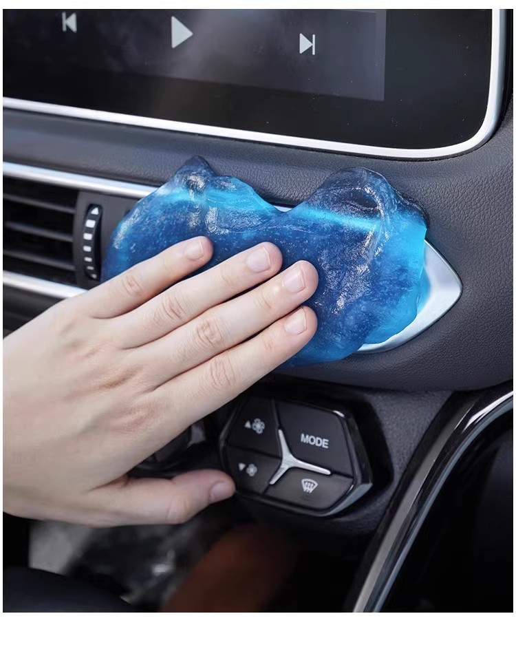 Soft adhesive putty for cleaning car interior gaps, multi-functional car air outlet cleaning putty, and a magic tool for sticking dust on home keyboards pic 12