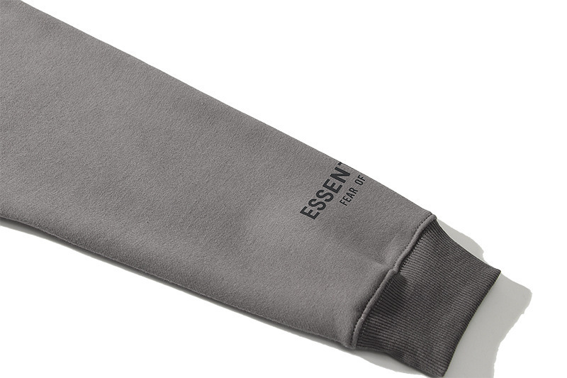 美式街头潮牌ESSENTIALS反光立体字母男女帽衫情侣摇粒绒双帽卫衣详情16