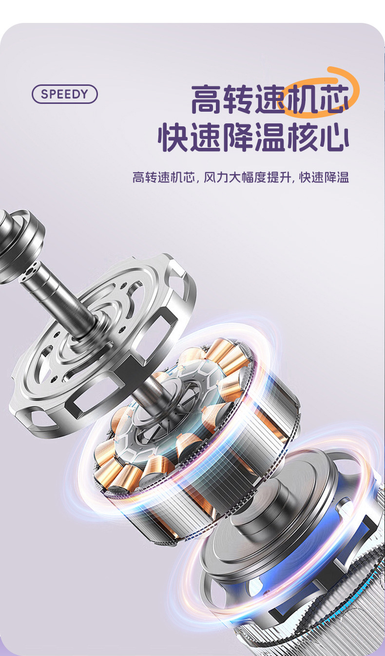 Wholesale usb small fan charging model gift Portable desktop bedside pocket mini 2025 new model handheld fan pic 7