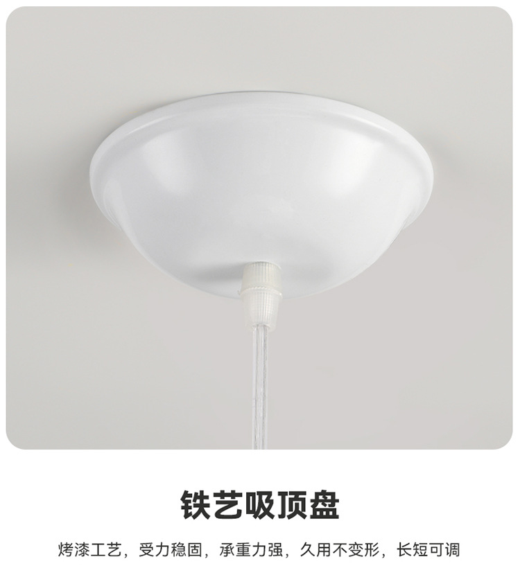 Lanterns, round balls, fabric chandeliers, new Chinese-style simple and creative bedroom, dining room, bar counter, Japanese silk tea room, Zen lamps pic 13