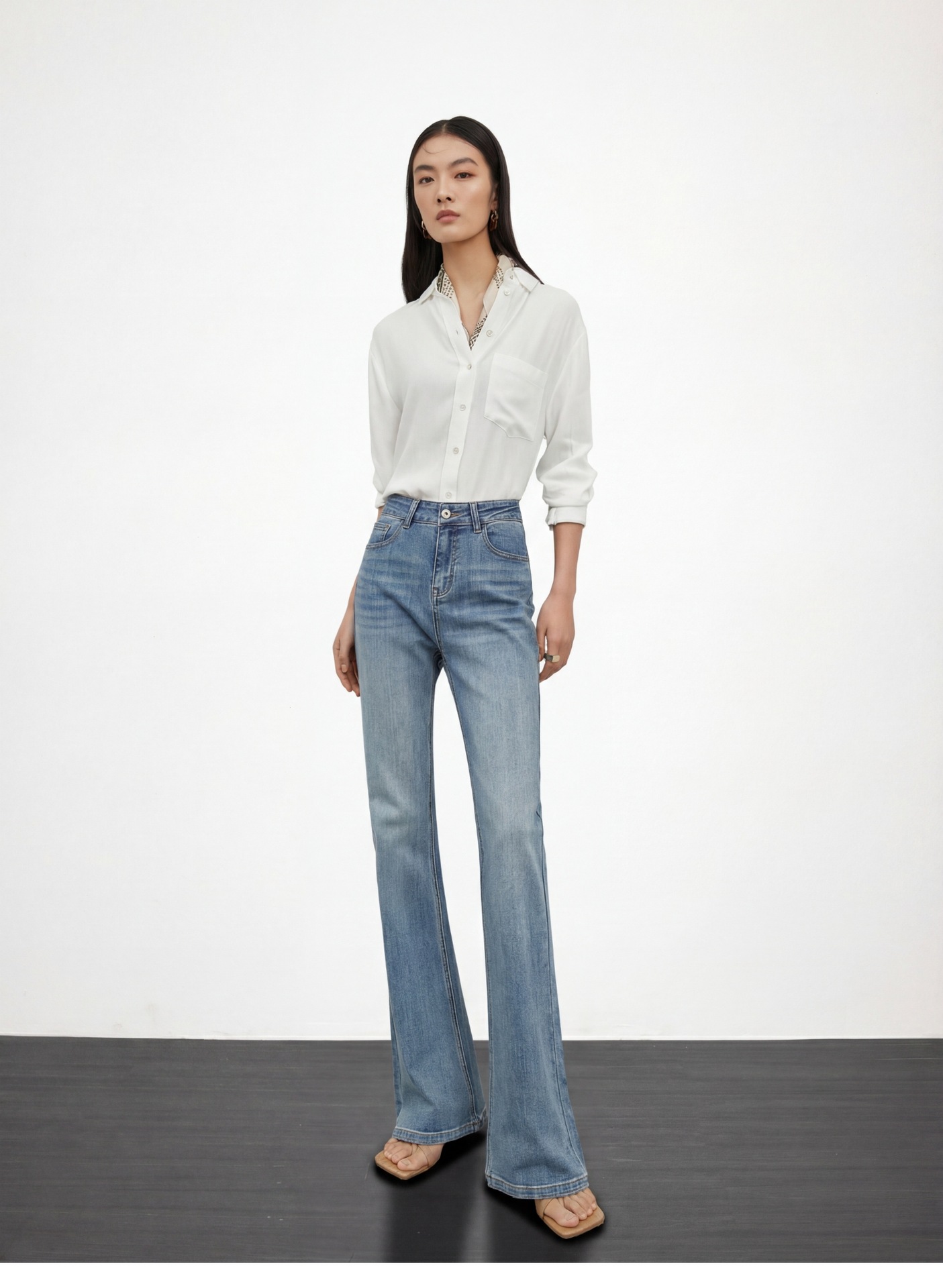 The windbreaker yoga model display clothing model showcases the new design pic 13