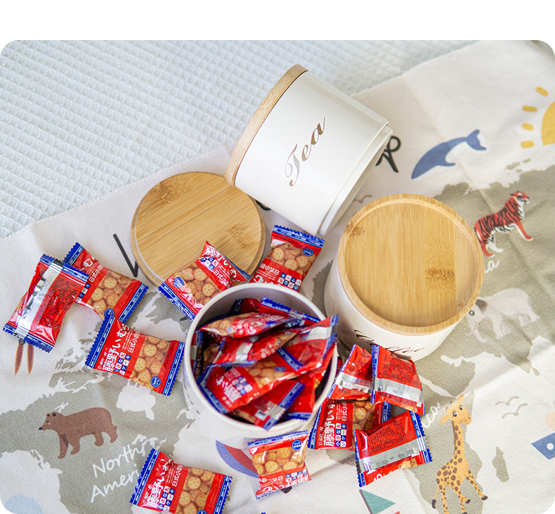 新款设计镂空竹盖密封工艺复杂亚马逊爆款咖啡巧克力糖果盒实用好详情12