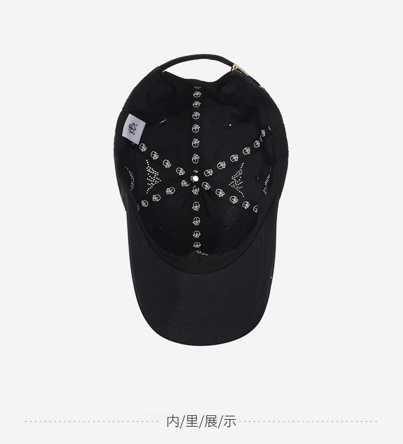 New mountain-style embroidered baseball cap for women, versatile for outdoor casual wear in spring and summer, a small sun-protective baseball cap for men pic 13