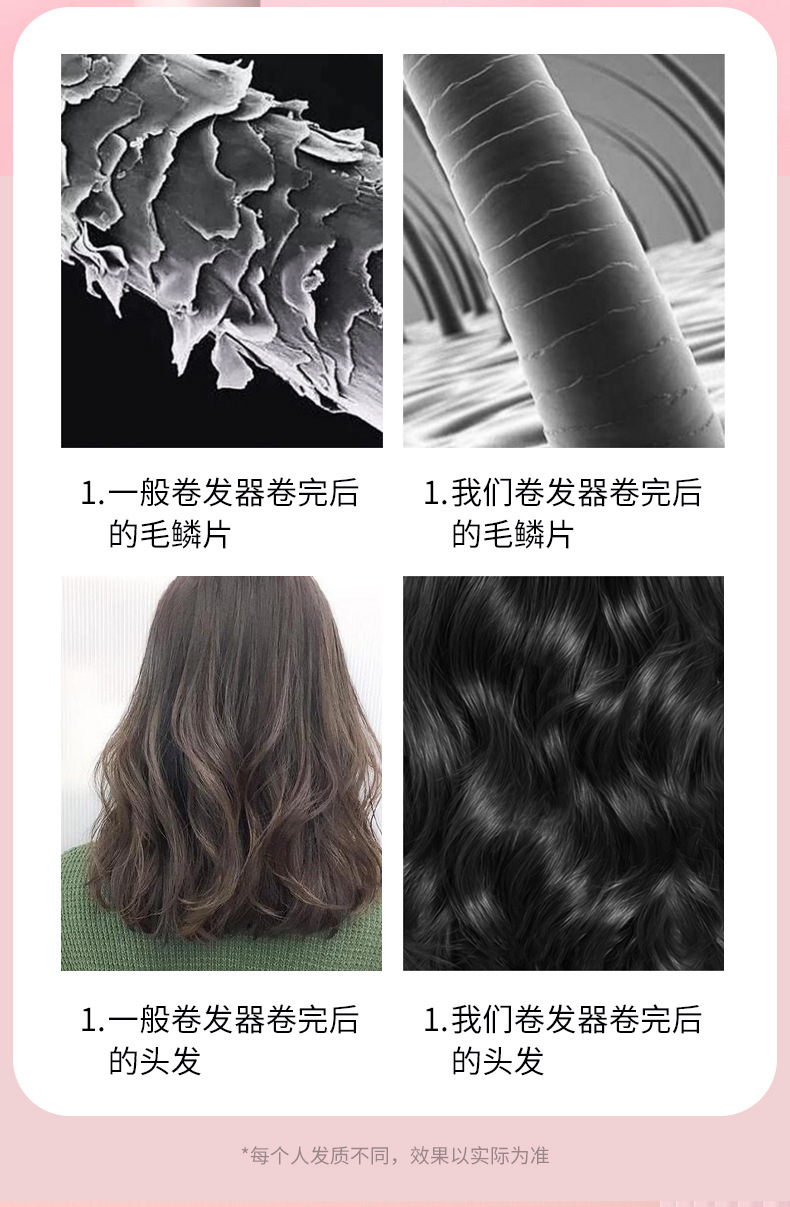 跨境自动卷发棒双凹槽波浪卷电动卷发器不伤发负离子烫发卷发神器详情8