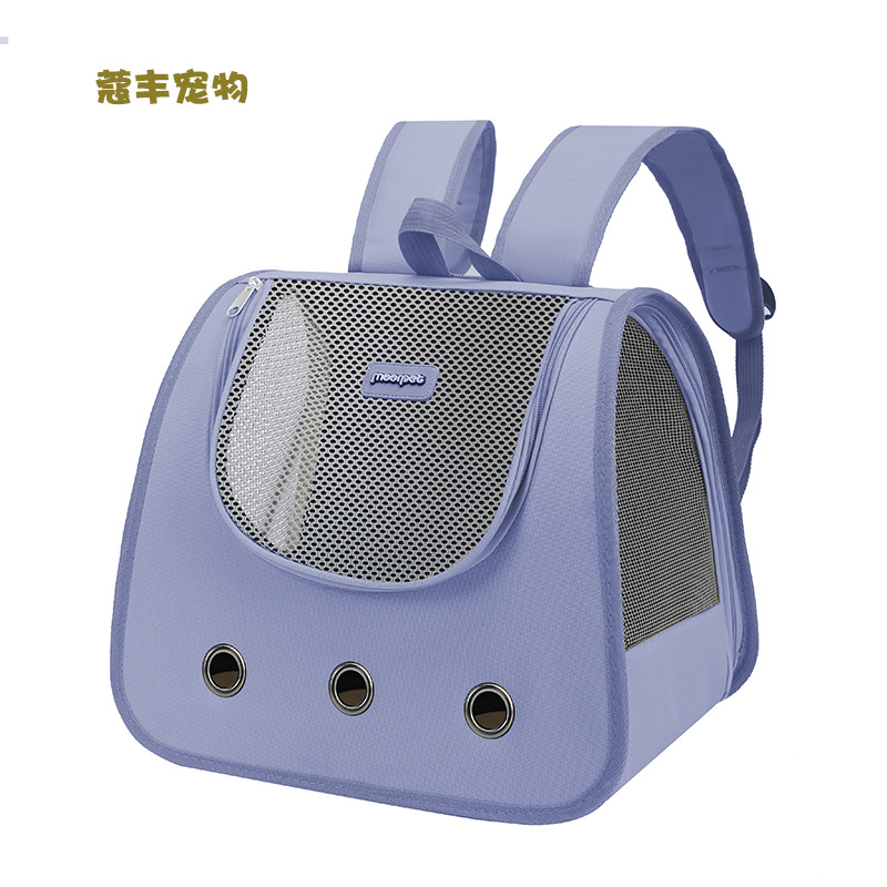 New pet backpack, portable hand-held cat bag, large space for going out, cat shoulder pet bag, cat space capsule pic 19
