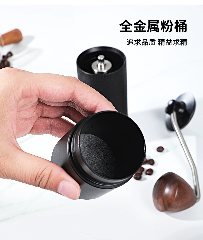 跨境手摇磨豆机CNC钢磨芯咖啡豆手磨机外调家用意式研磨器咖啡机详情21