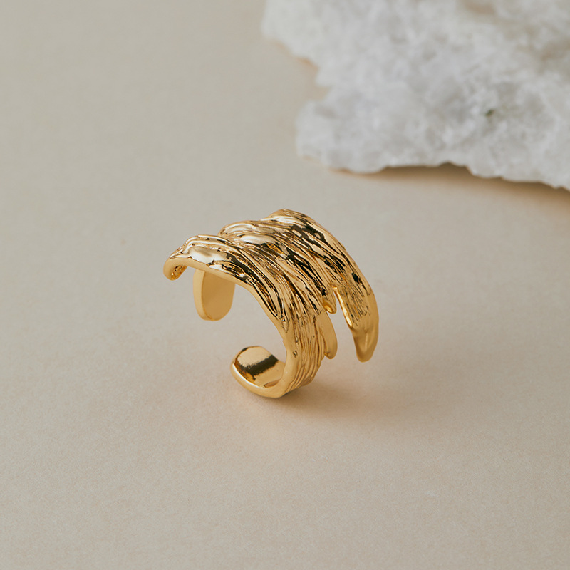 希朗-重工保色戒指开口设计宽面复古chic风欧美个性食指戒商务款详情21