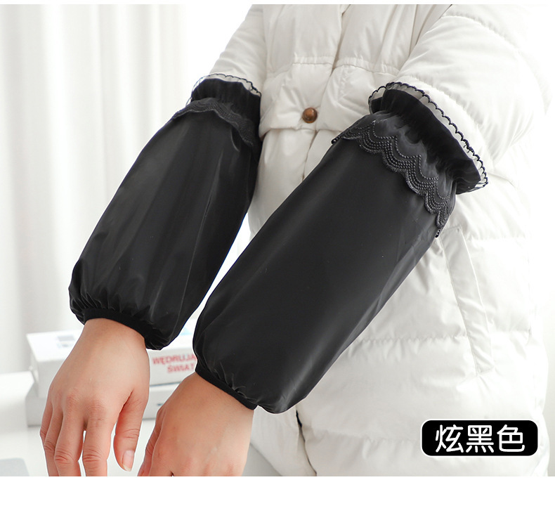 袖套女加长加宽成人套袖羽绒服学生防水防脏护袖秋冬季办公室袖头详情14