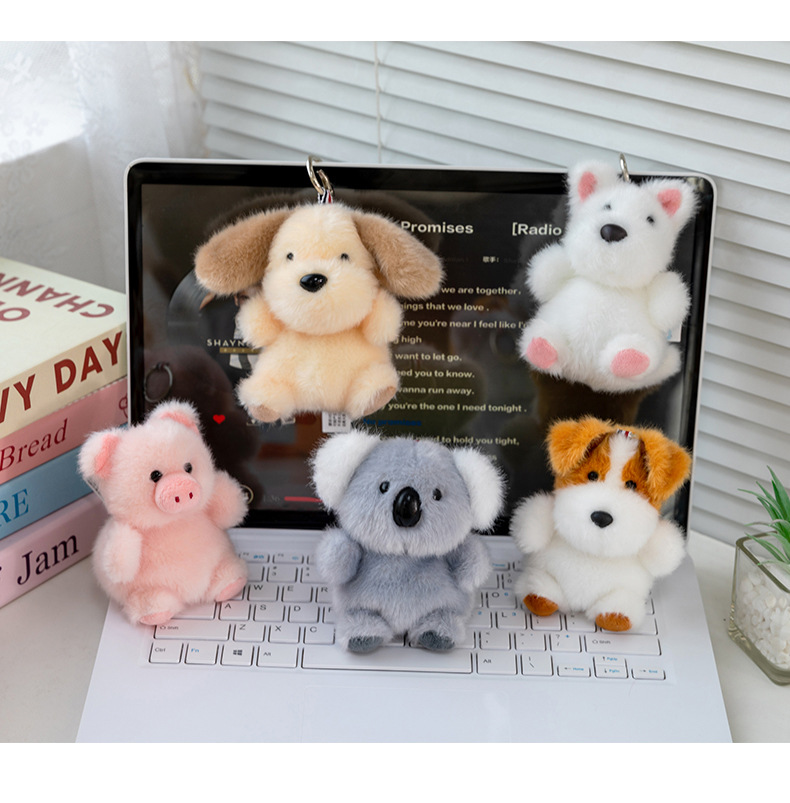 Plush toy pendants, Little Bean series mini dolls, soothing and stress-relieving figurines, trendy wholesale bags and pendants pic 13