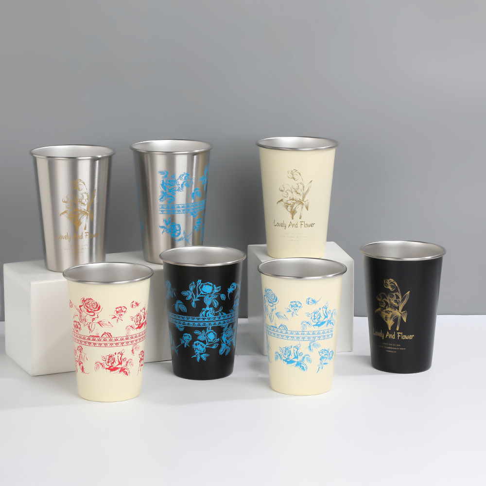 304不锈钢水杯随手杯可印刷跨境货源啤酒杯详情5