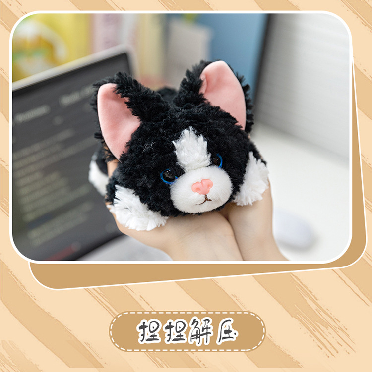 掌中宝德文卷毛猫可爱毛绒玩具玩偶公仔桌面摆件桌垫动物公仔礼物详情16