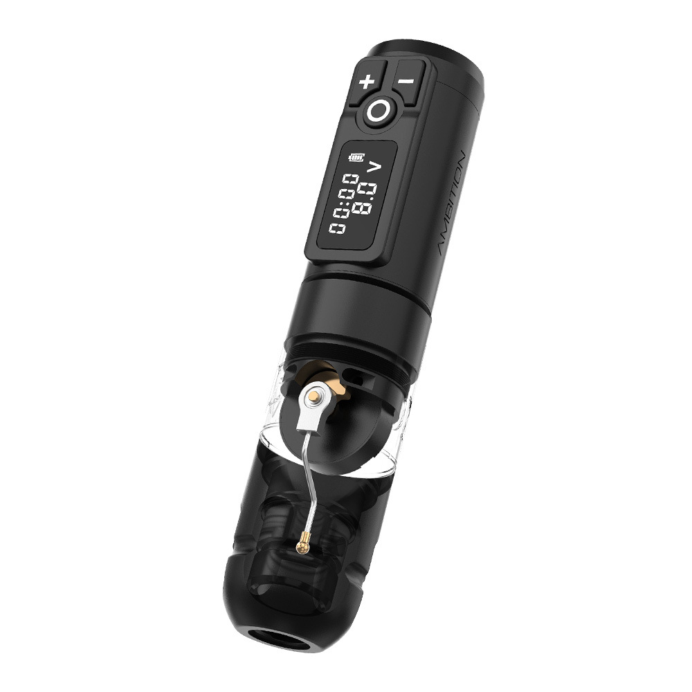 The shanilak Cross-border Rotating wireless Tattoo Pen complete set is suitable for beginners and professional artists pic 18