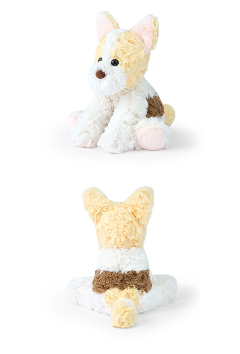 多爱原创新款坐姿猎狐梗毛绒玩具公仔可爱狗狗安抚哄睡布娃娃批发详情6