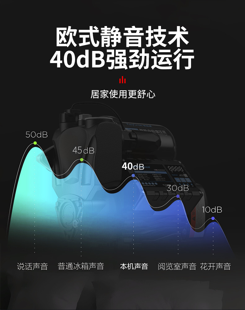 凯格瑞智能家用全自动增压泵 静音自来水小型离心泵不锈钢自吸泵详情12