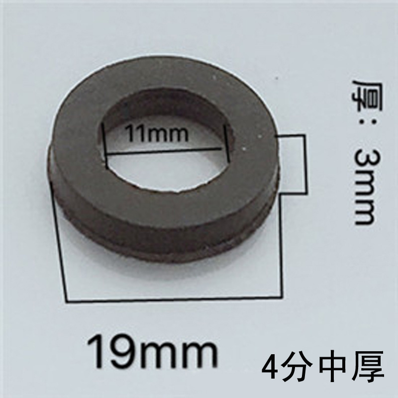 水龙头4/6分1寸透明硅胶垫片水暖皮垫淋浴管橡胶垫软管波纹管垫片详情9