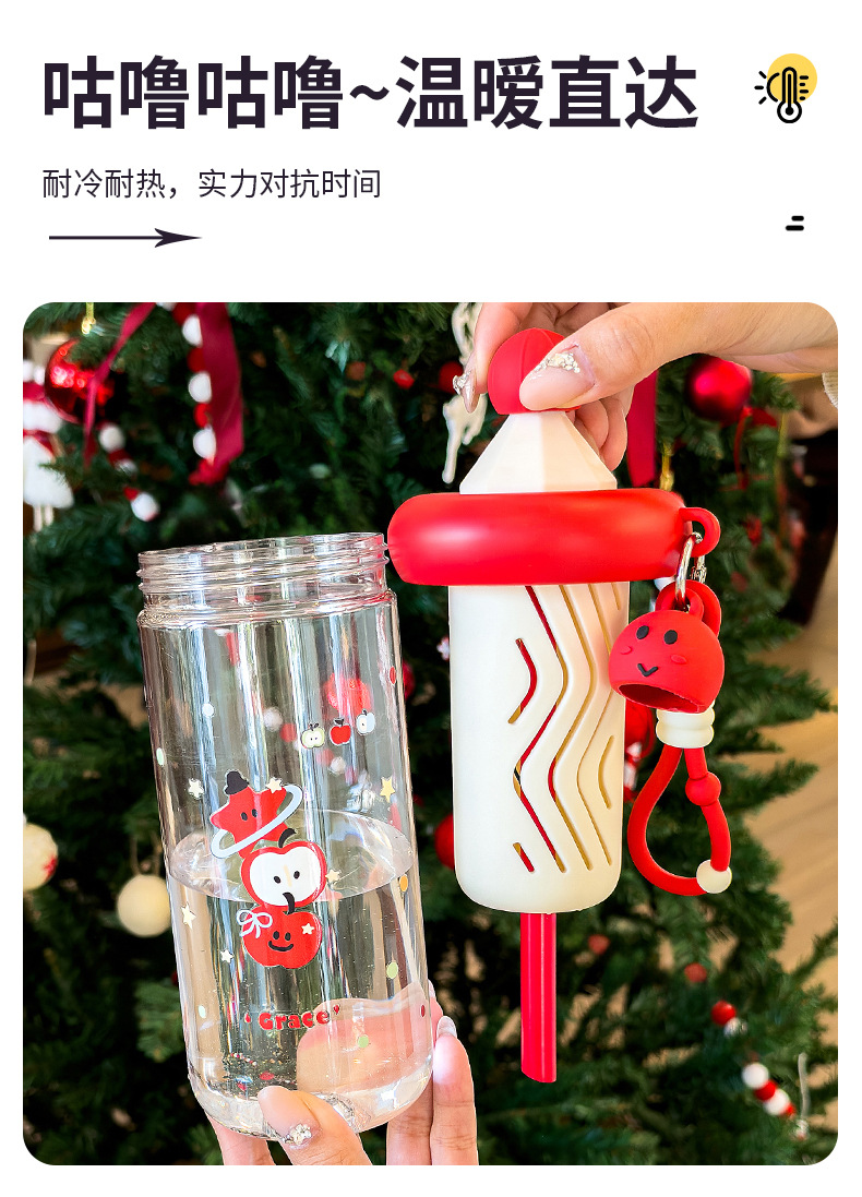 可爱卡通水杯便携保温杯180ml防漏设计学生宿舍办公用品 pic 4