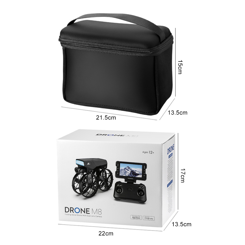 Cross-border M8 brushless drone with screen control, aerial photography, folding aircraft, optical flow dual camera remote control aircraft pic 54