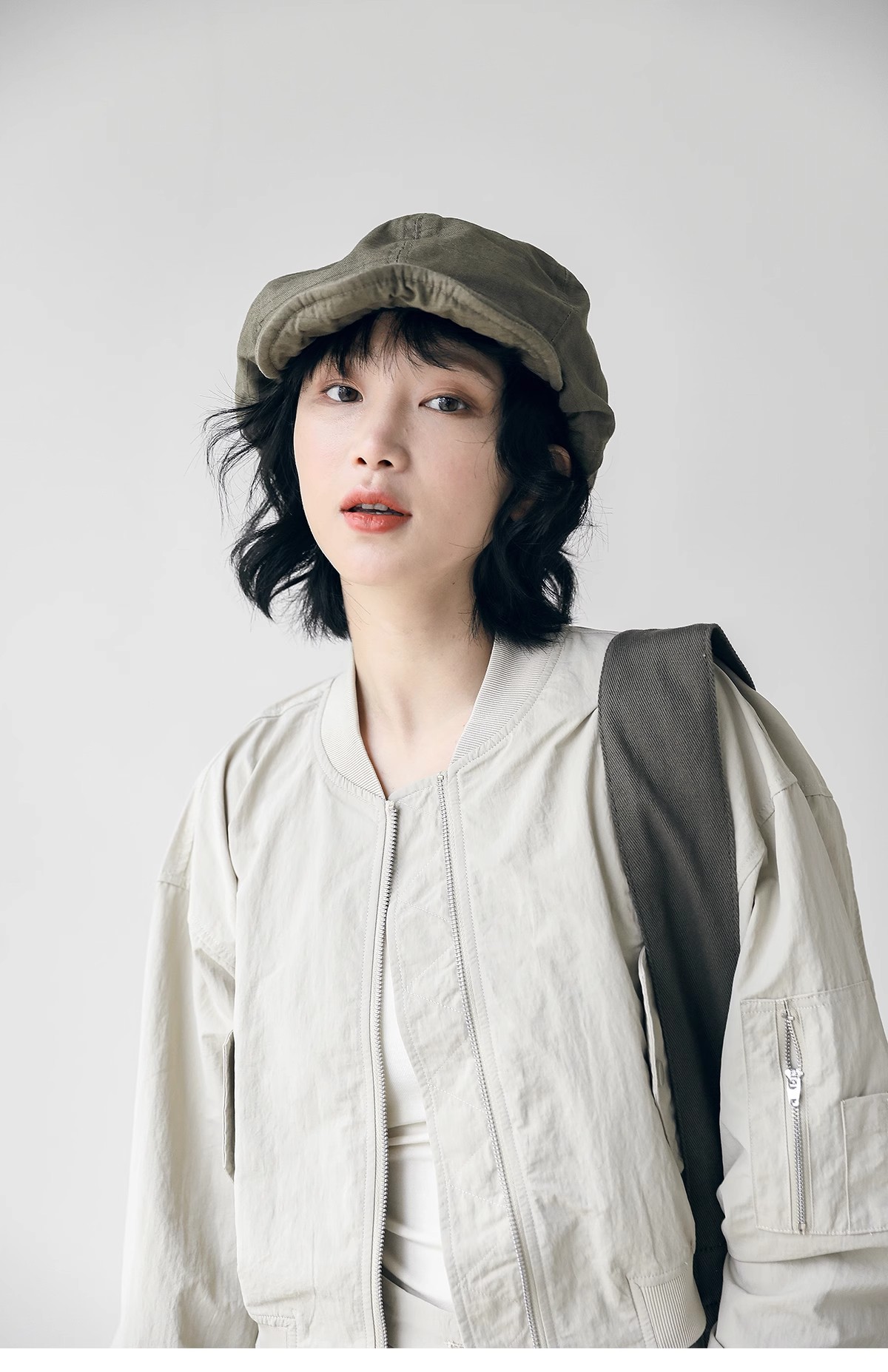 2024新款设计师自留款大版显脸小日系文艺帽子女复古画家贝雷帽详情13