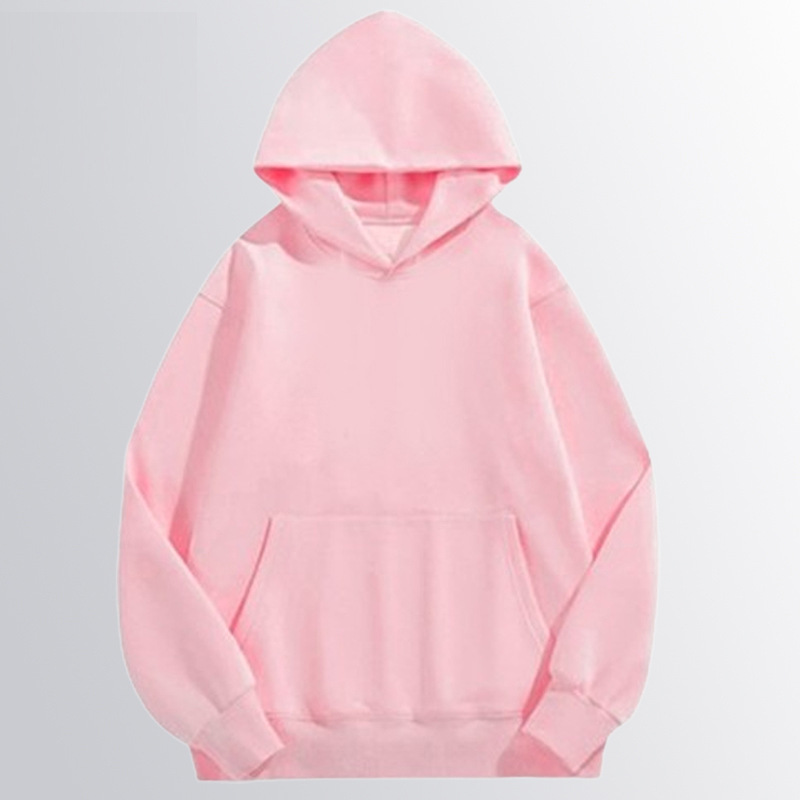 儿童纯棉圆领卫衣定制图案logo春秋款纯色320克光板卫衣跨境外贸详情31