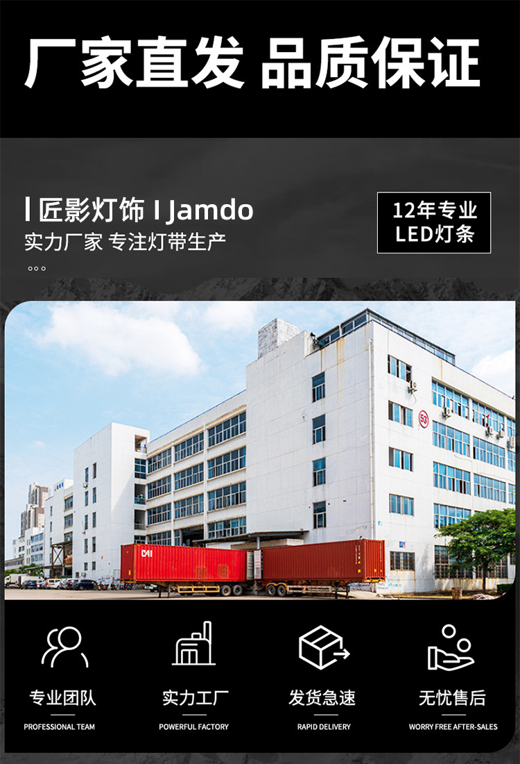 跨境cob灯带led条自粘220V户外防水高压灯条110v家用硅胶柔性灯帶详情23