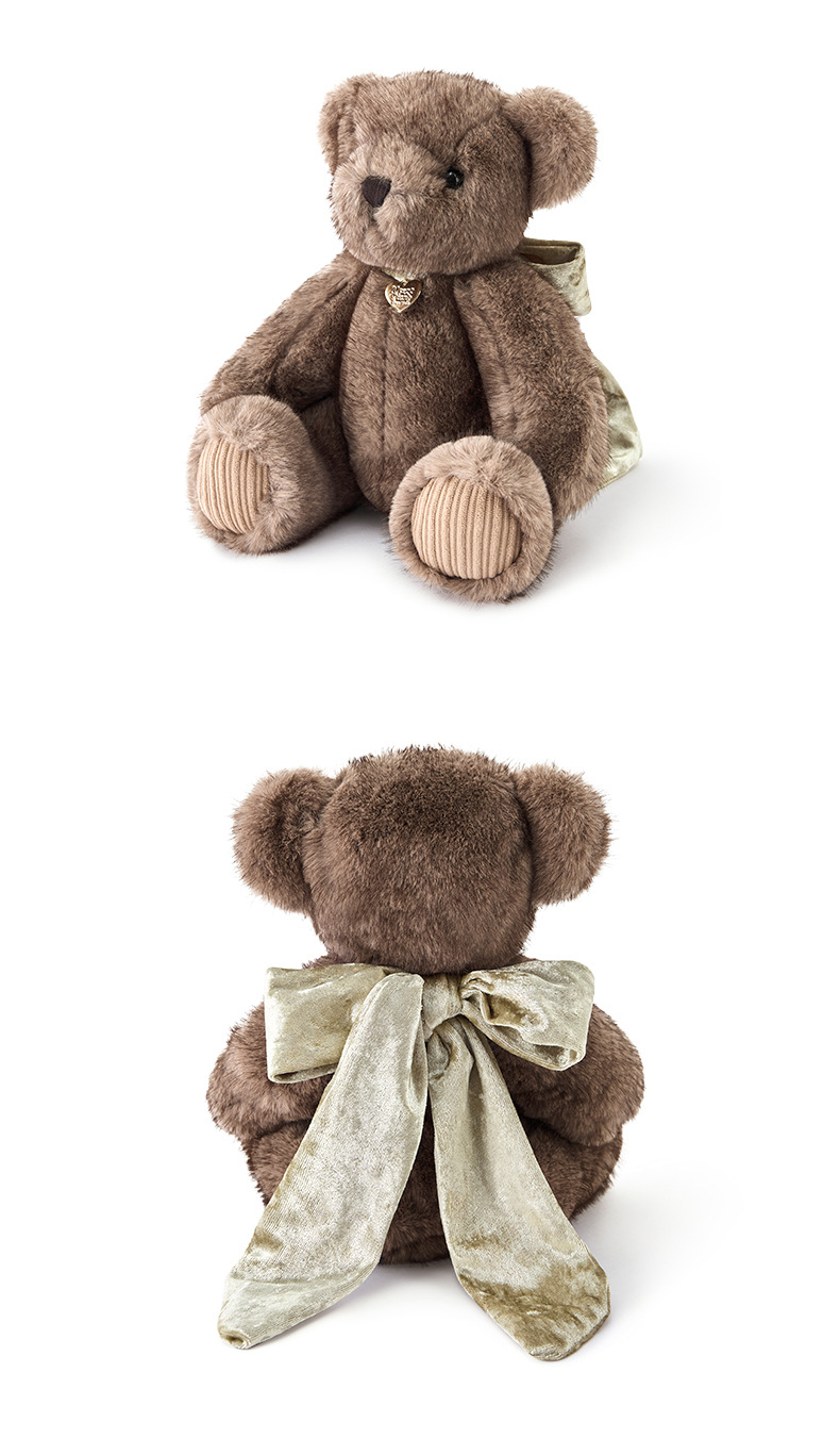 A new soothing bear plush toy doll from Duoai, a cute companion doll, a holiday gift, and a bed sleeping doll pic 6