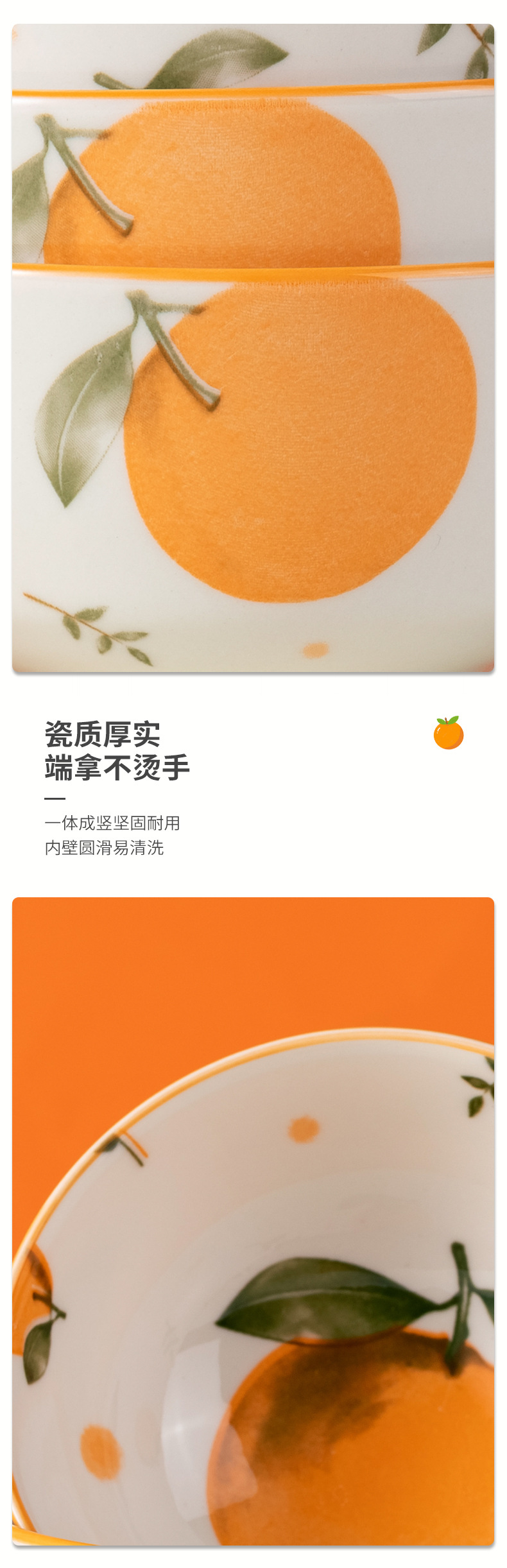 Creative and fresh bowl and chopstick set, Xinshicheng ceramic bowl wholesale, practical event gift household tableware pic 6
