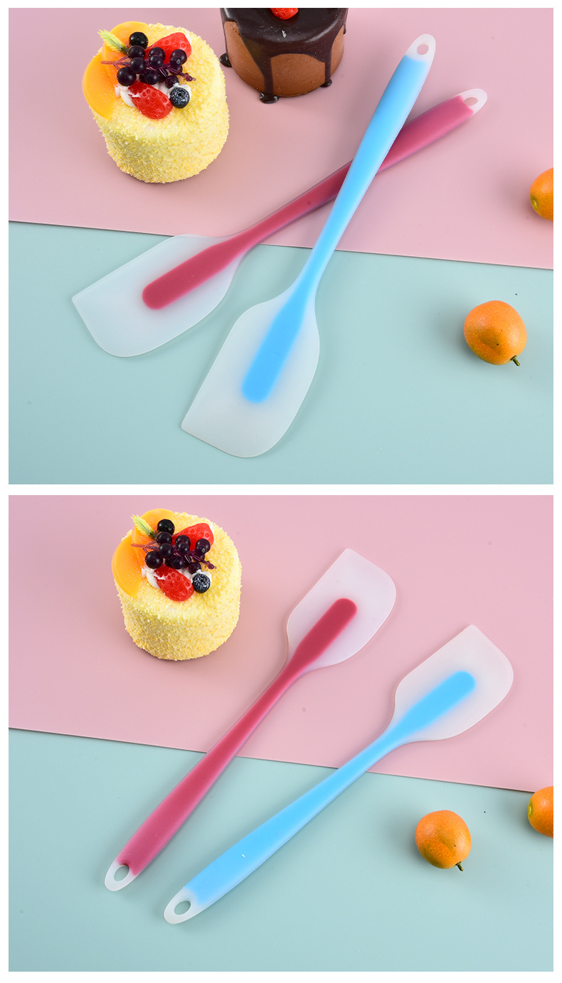 一体式硅胶刮刀大号刮铲烘焙工具耐高温蛋糕奶油抹刀搅拌铲刀刮板详情11