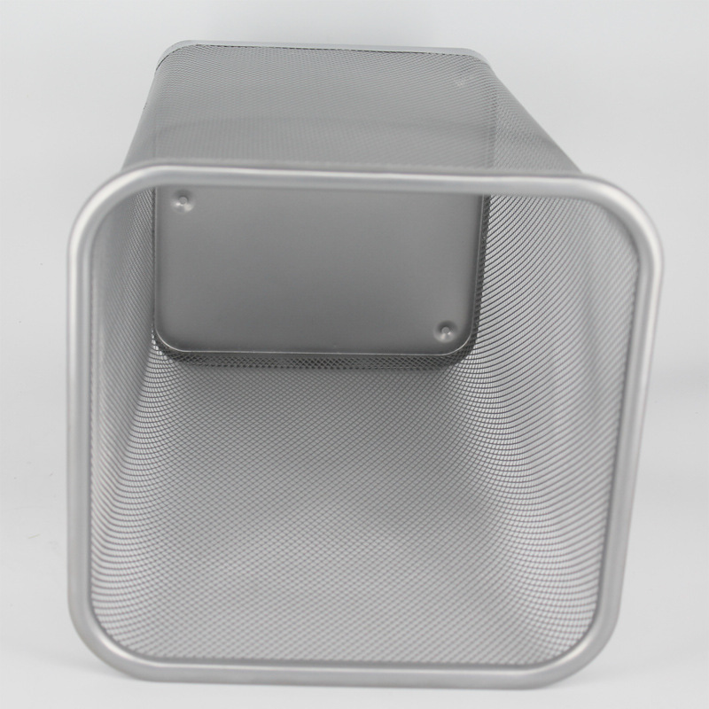 Wholesale metal mesh trash cans, household open type, office, kitchen and bathroom, INS style, uncovered waste paper baskets pic 17
