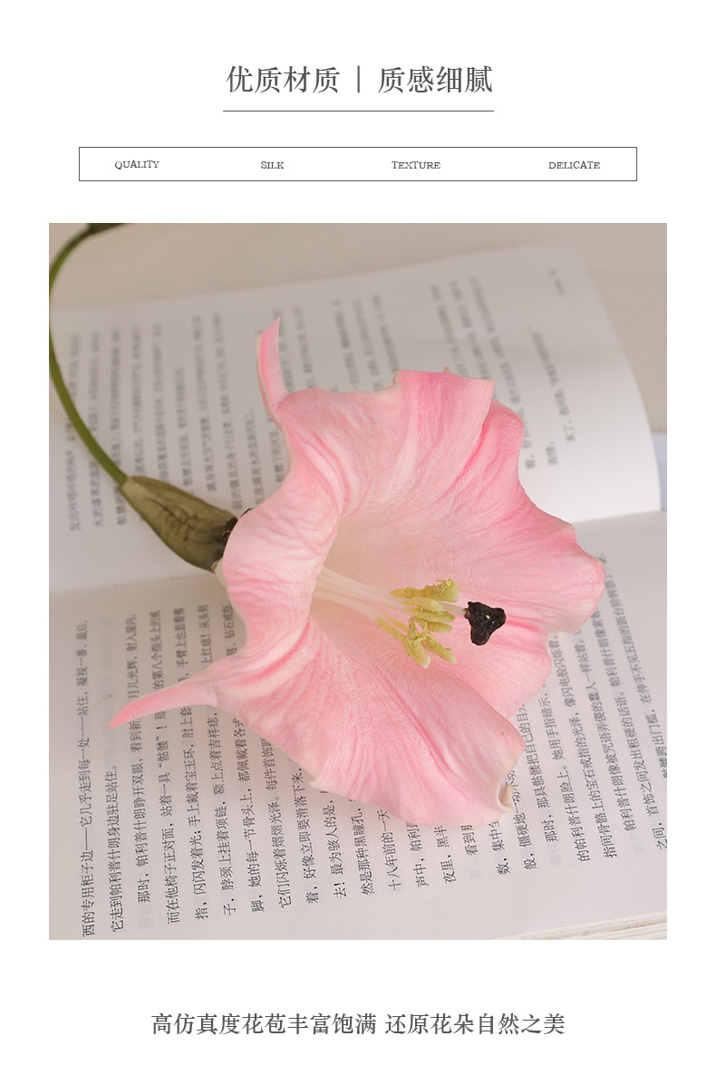 新款PU手感仿真曼陀罗婚礼挂壁垂吊绿植装饰批发宠物园艺花盆容器详情20