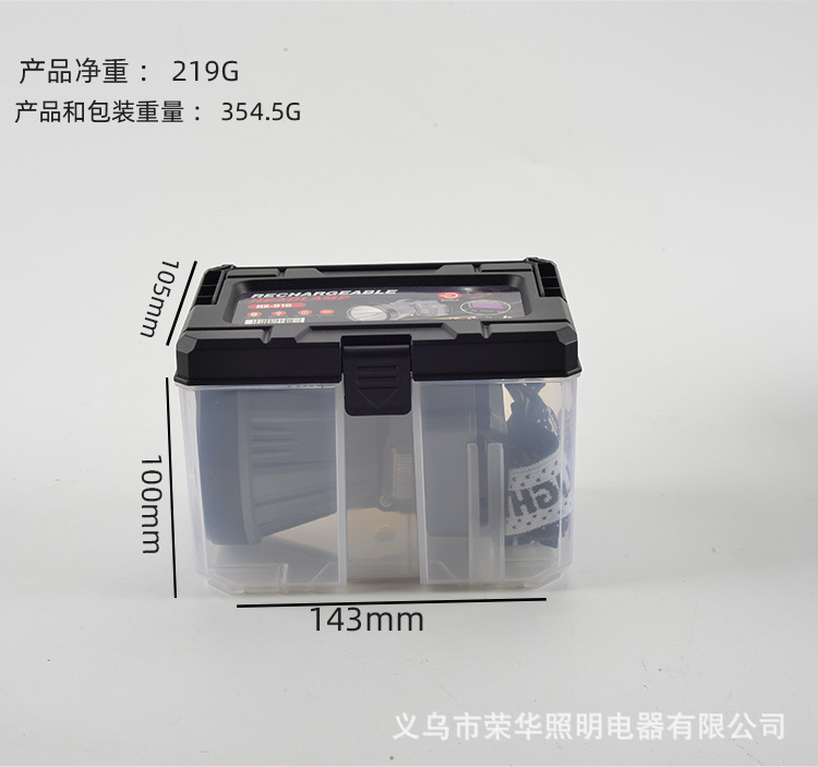 跨境多功能强光头灯Type-c充电感应头灯夜用户外可拆卸电池详情17