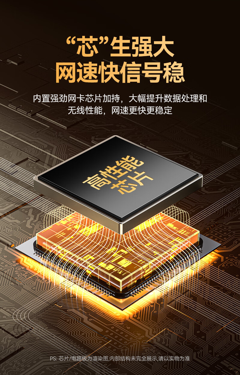 山泽USB无线网卡免驱台式电脑笔记本WiFi接收器300M600M 2.4G网卡详情4