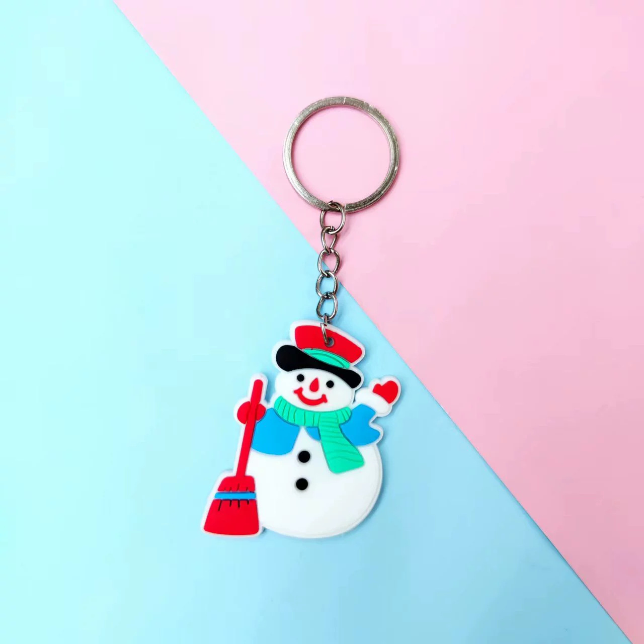 圣诞节新款钥匙扣饰品圣诞树麋鹿配件可爱PVC材质P5421礼品馈赠详情25