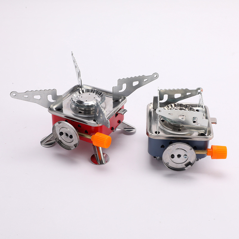 Foldable small square stove, portable multi-style mini simple stove, outdoor stove in stock for wholesale pic 5