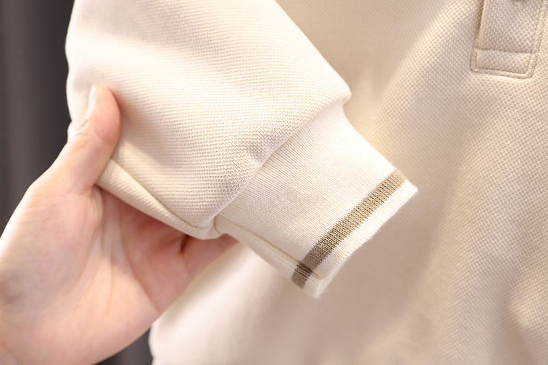 童装春秋季男童套装秋装中小童长袖polo领上衣休闲裤运动服两件套详情13