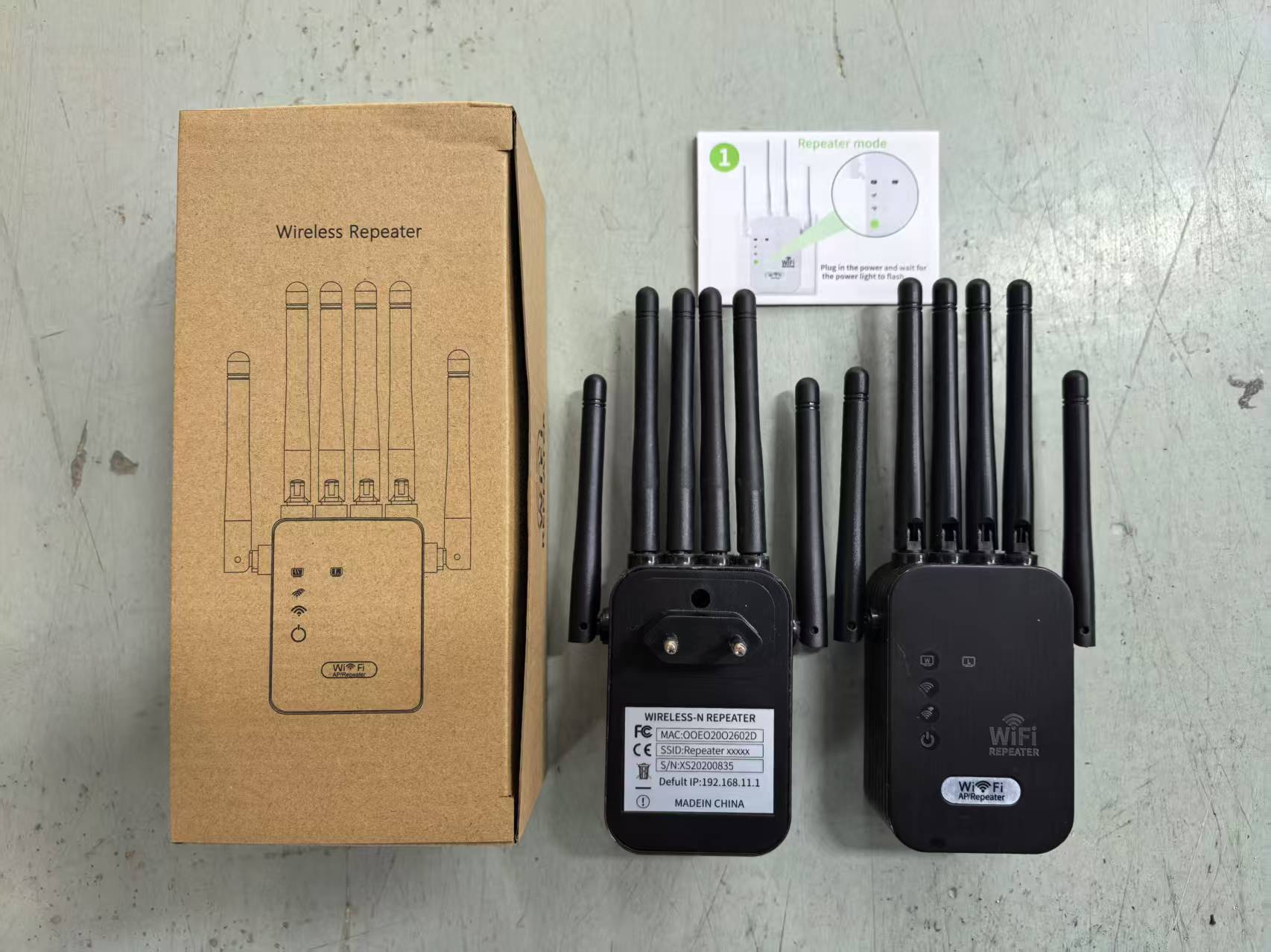 WIFI信号增强器四天线家用穿墙无线网络扩大器放大器300M中继器详情41