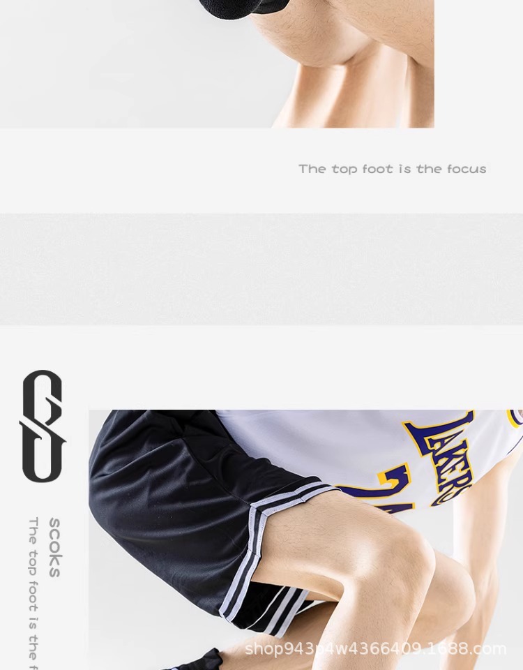 运动袜子男款专用毛巾底专业训练篮球袜男士户外羽毛球跑步中筒袜详情22